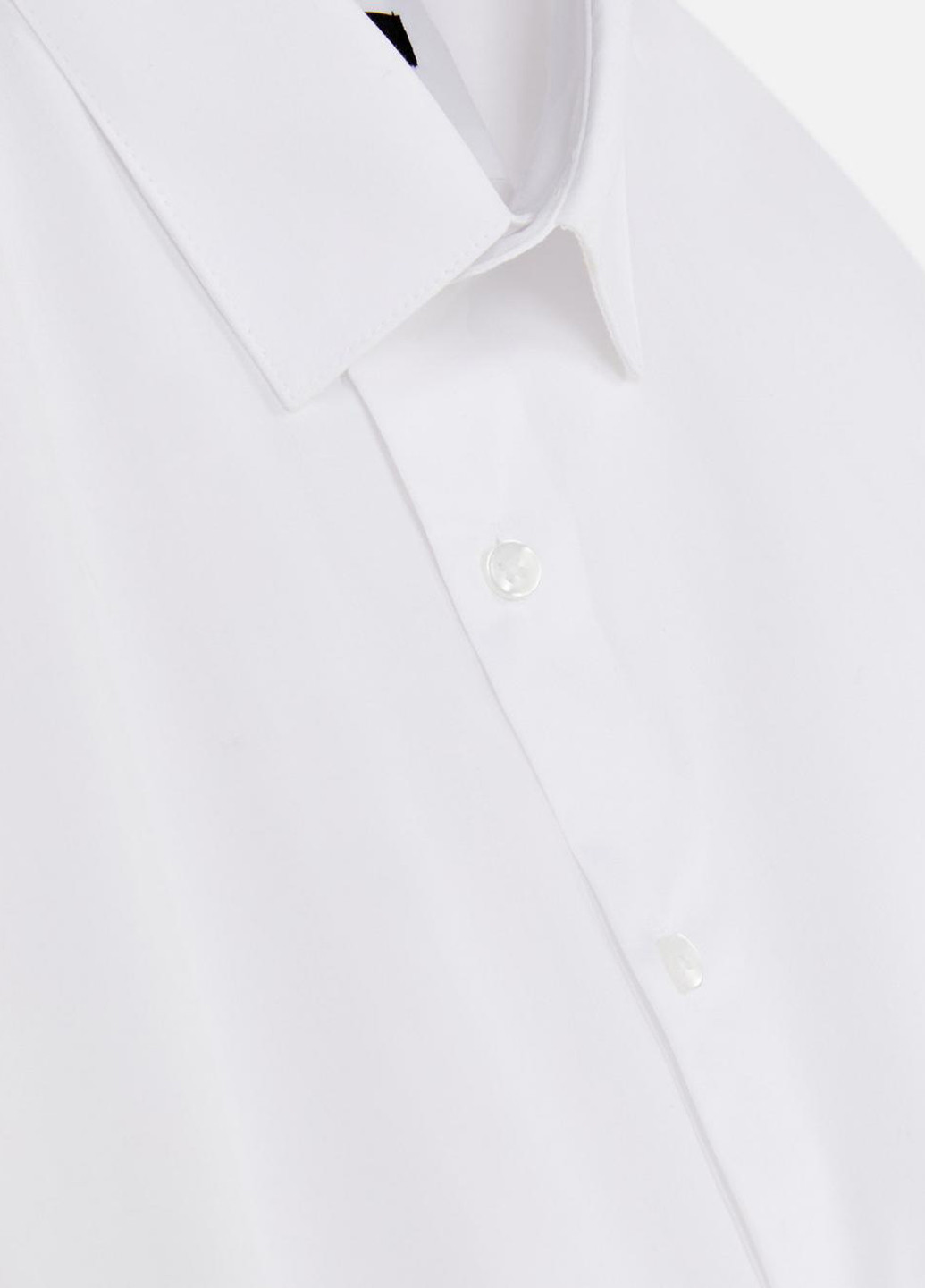 Белая кэжуал, классическая рубашка однотонная Primark