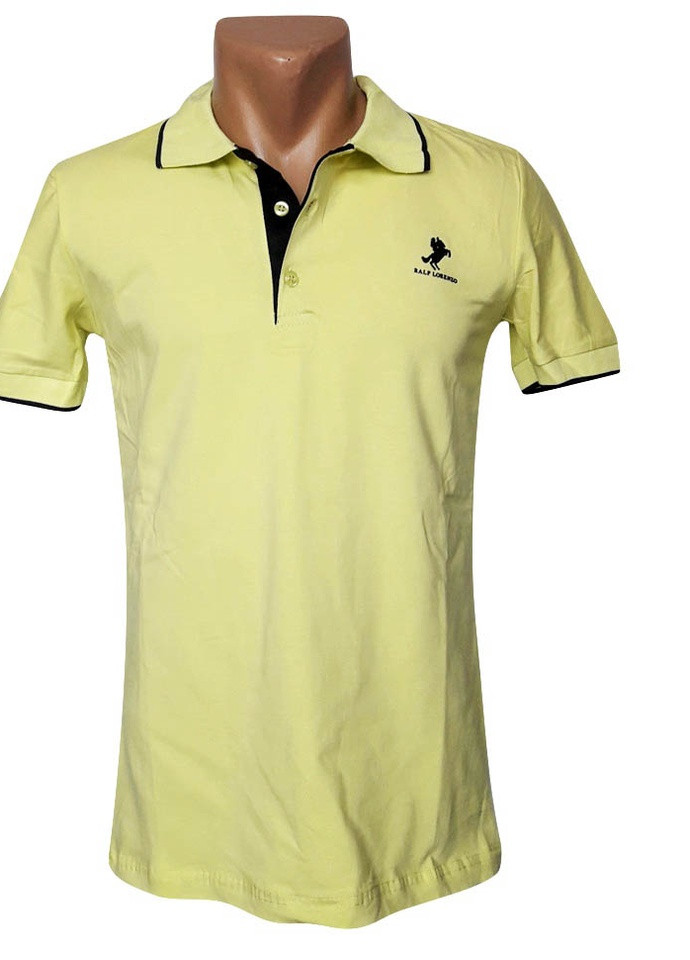 Зеленая желтая футболка поло Sport Line