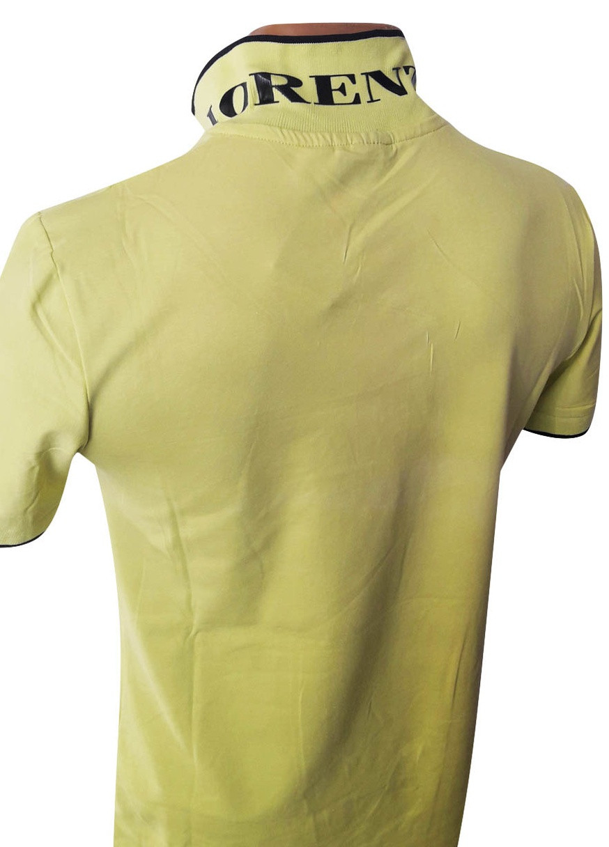 Зеленая желтая футболка поло Sport Line