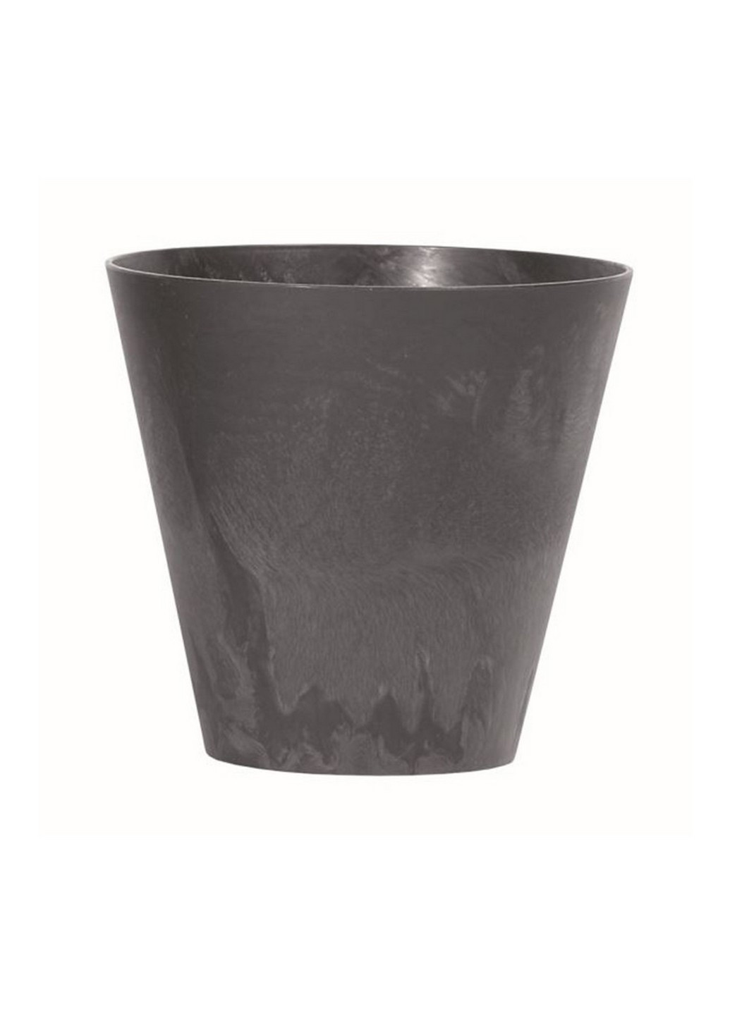 Горшок для цветов TUBUS EFFECT круглый Н-18.7см антрацит мраморный (66022-433) Prosperplast (218988393)
