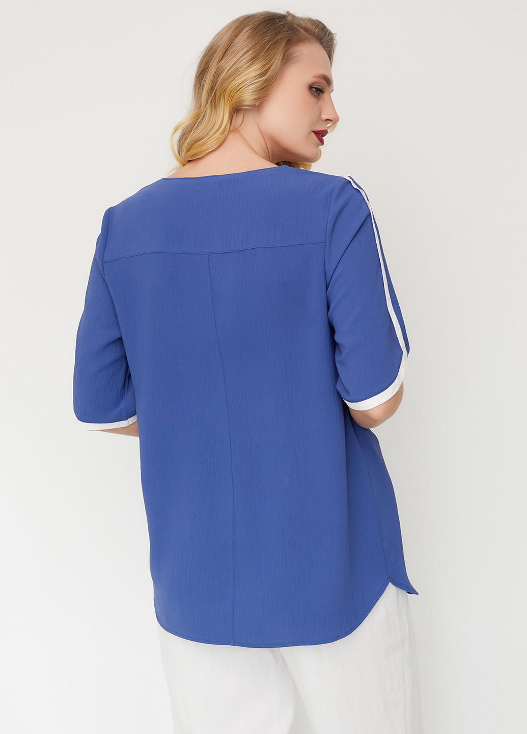Синяя летняя блуза Miledi