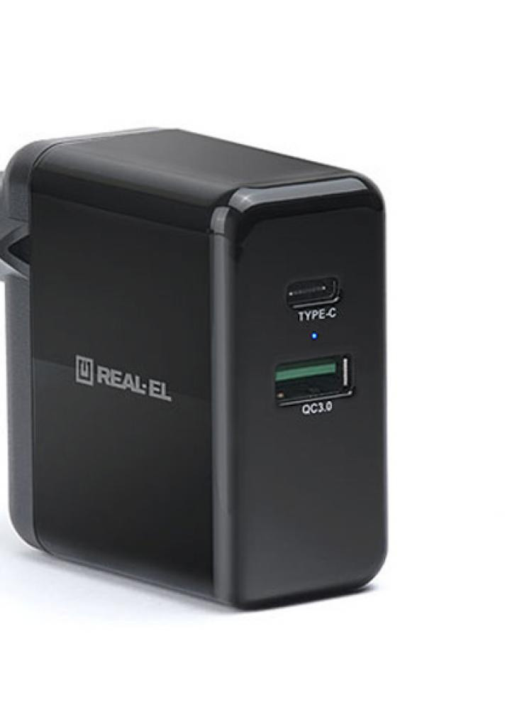 Зарядное устройство (EL123160017) Real-El CH-350 black (253507469)