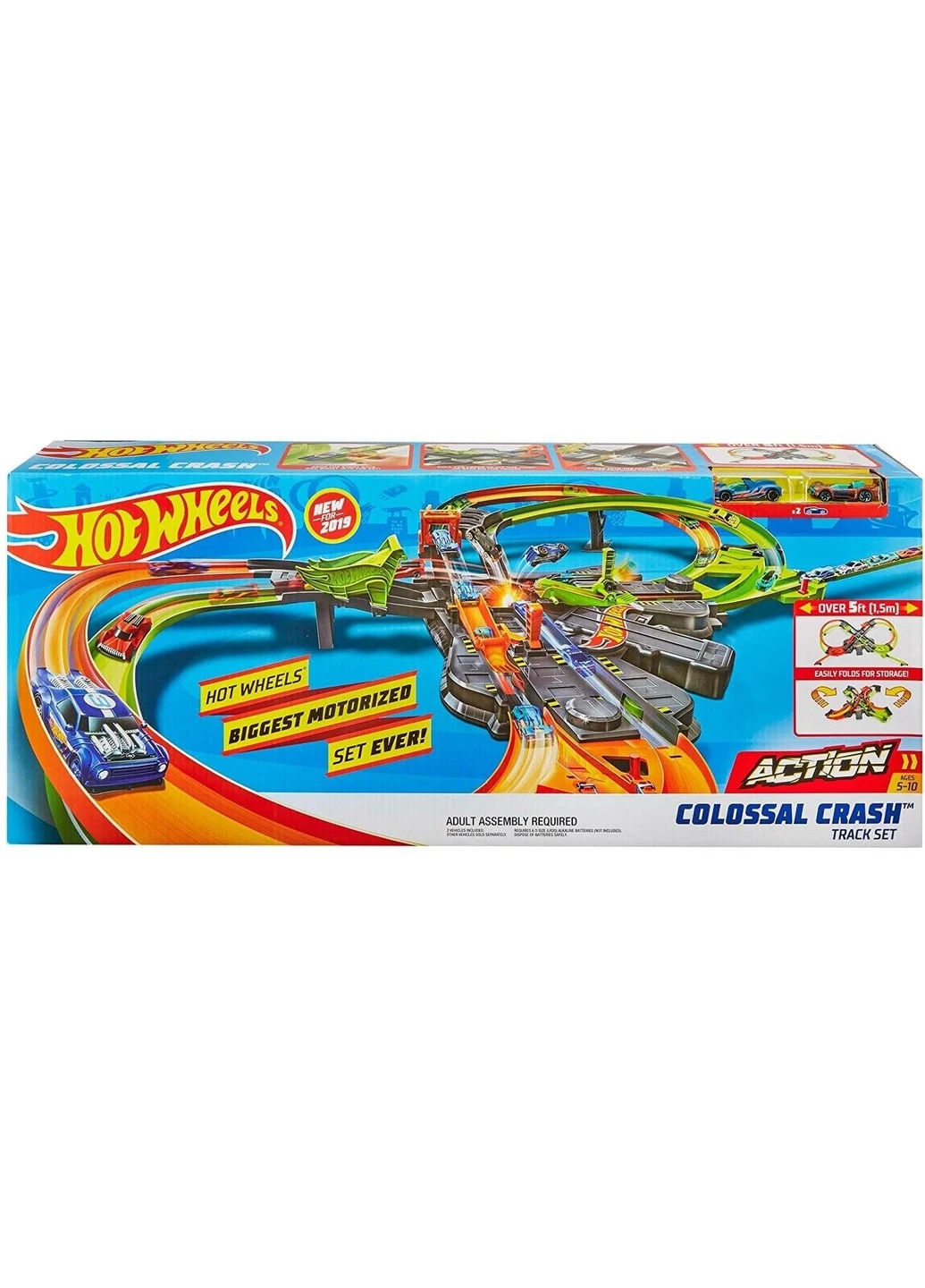 Трек Hot Wheels Colossal Crash Track Set Колосальне зіткнення (GFH87) Mattel (255665584)