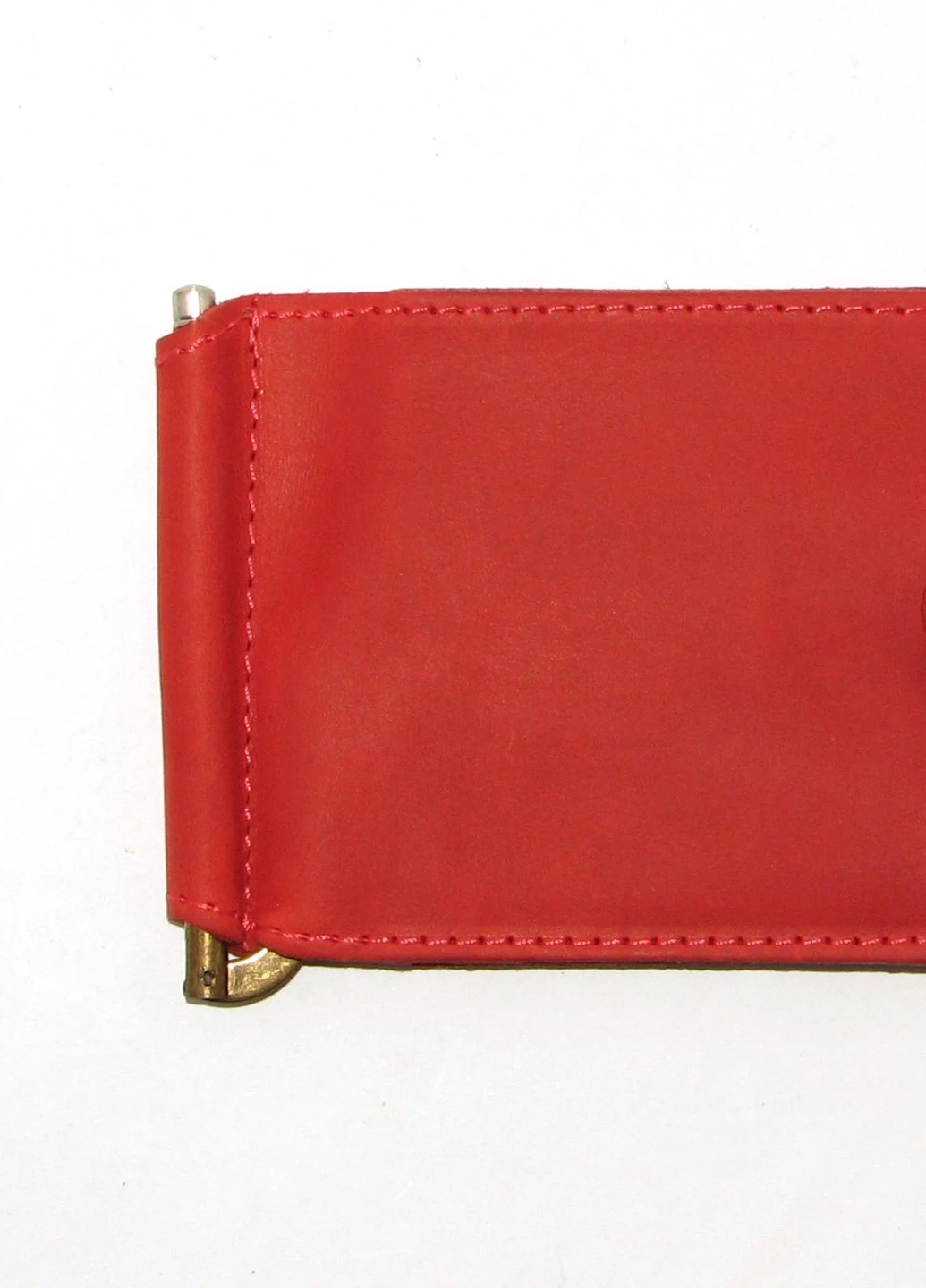 Подарочный набор №6 (зажим + обложка на права, ID паспорт) красный DNK Leather (253933664)
