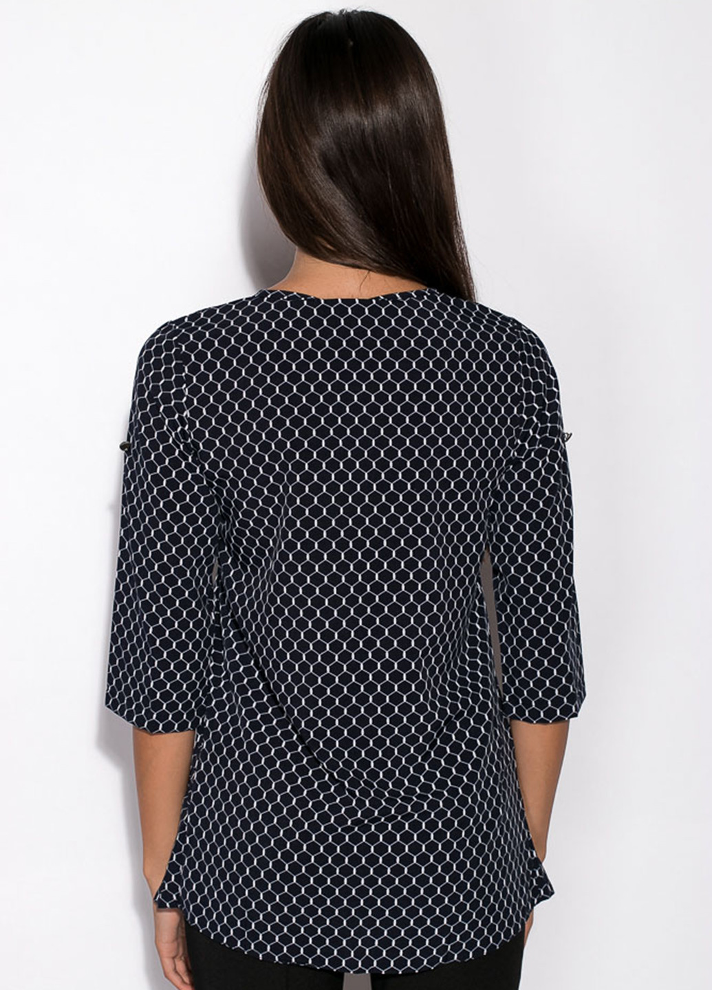 Тёмно-синяя блуза Time of Style