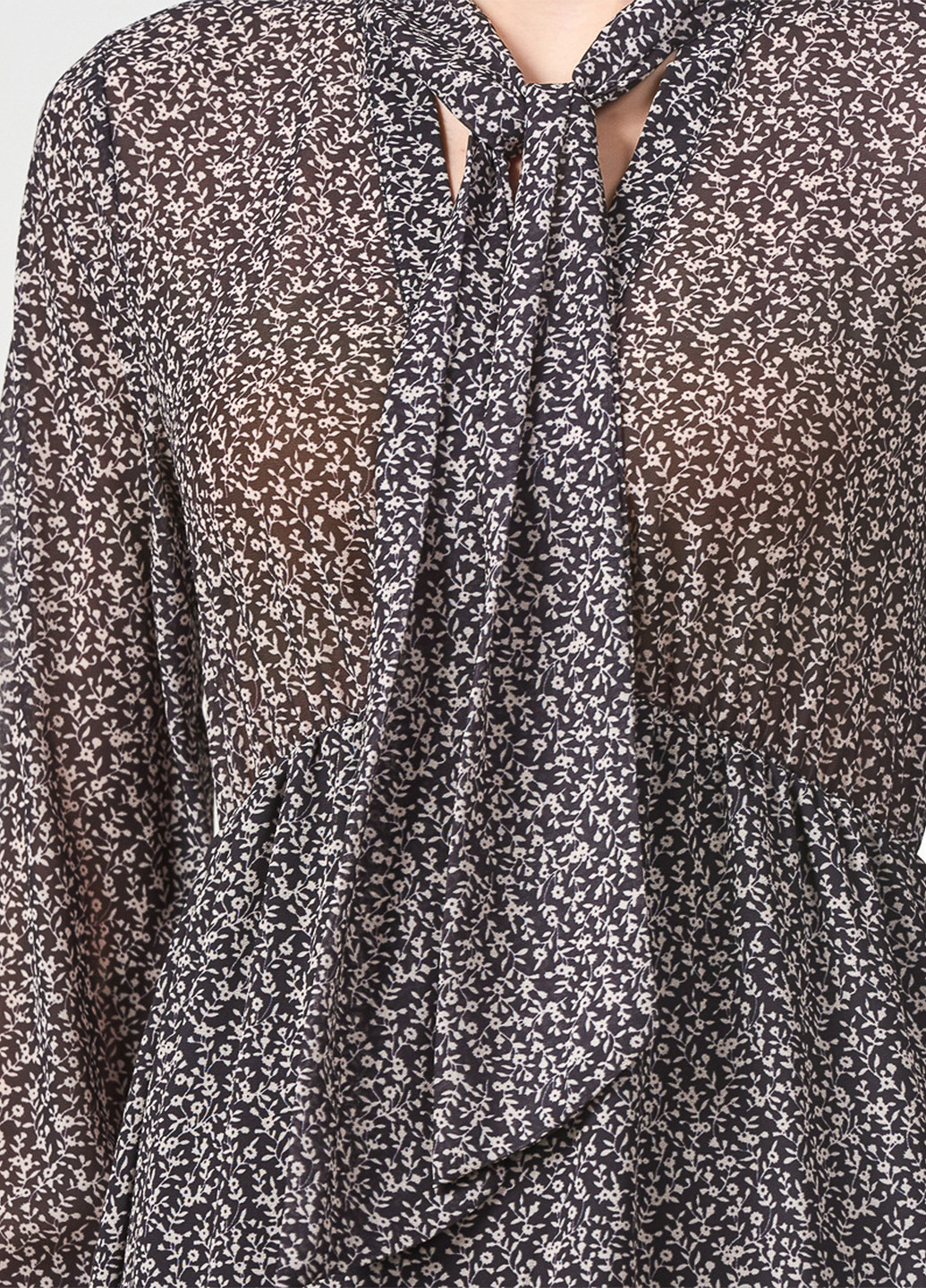 Серое кэжуал платье Kontatto с абстрактным узором
