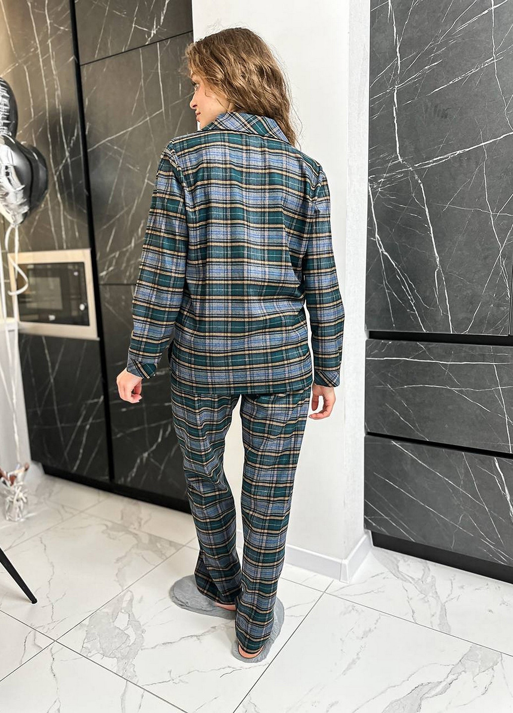 Комбинированная всесезон пижама (рубашка, брюки) рубашка + брюки NOVA VEGA