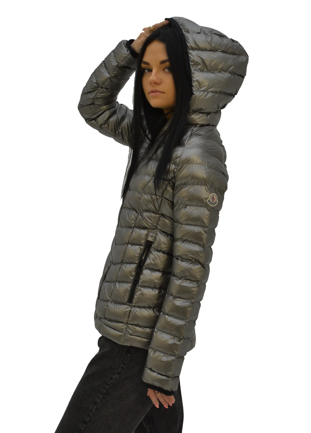 Металл зимняя куртка женская Moncler