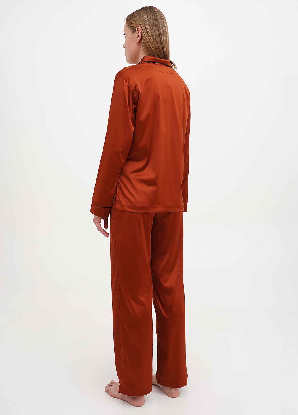 Коралловая всесезон пижама (рубашка, брюки) рубашка + брюки Silence