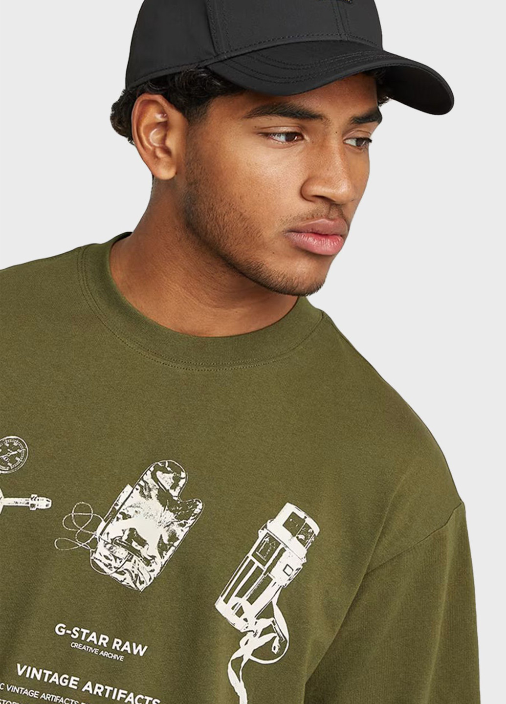 Хакі (оливкова) футболка G-Star Raw