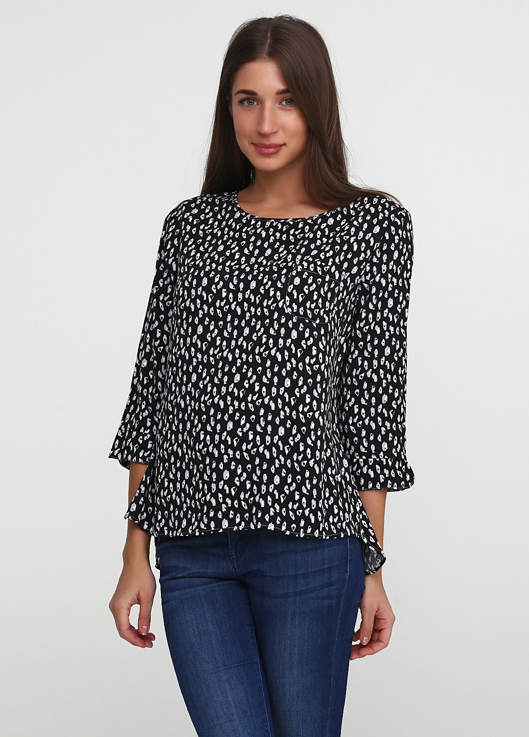 Чорна блуза Comma