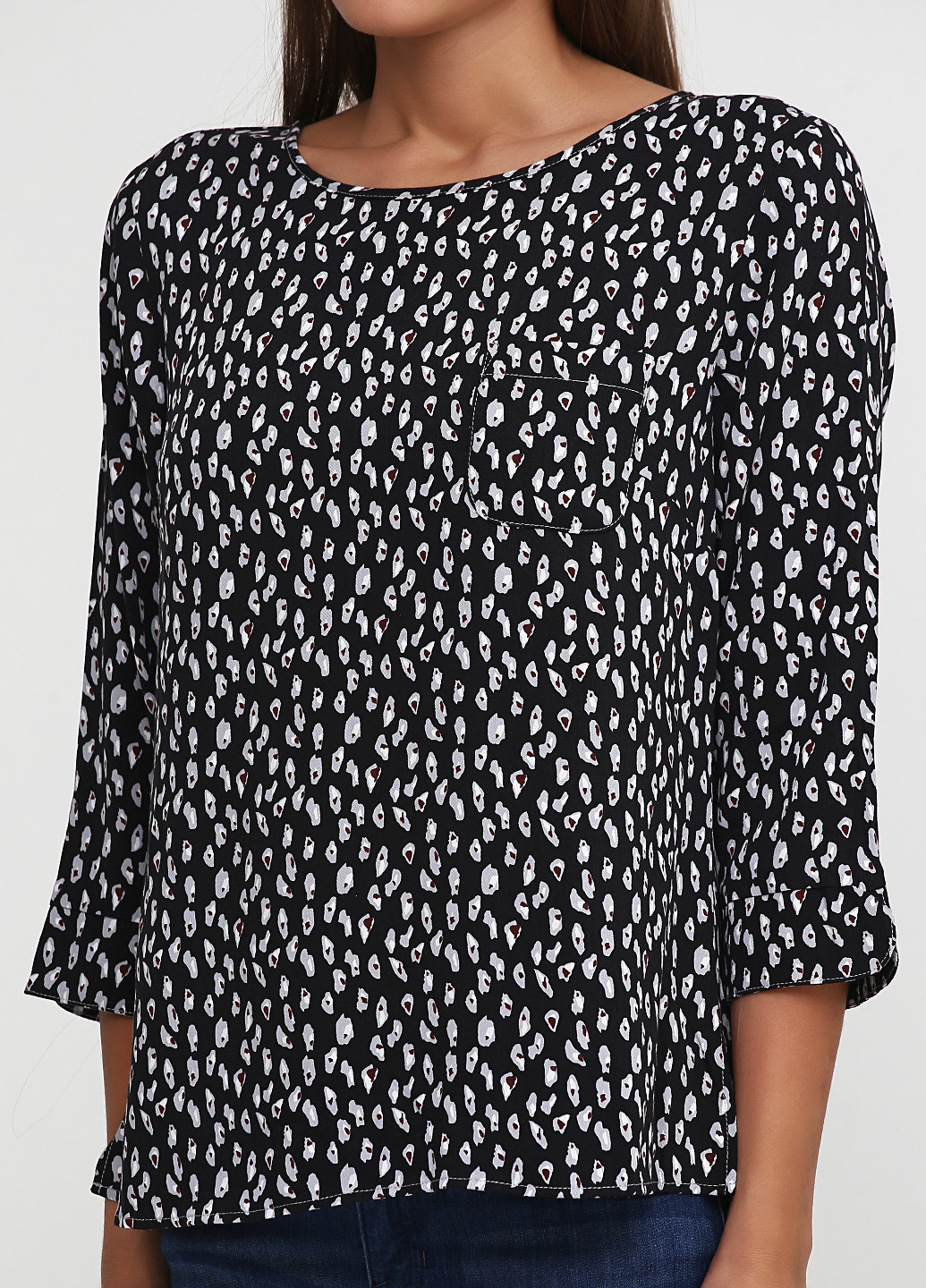 Чорна блуза Comma