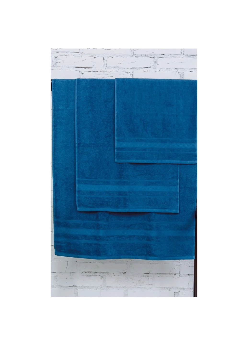 Полотенце MirSon набор банных №5085 Elite SoftNess Blueberry 50х90, 70х140, 1 (2200003182910) No Brand синий