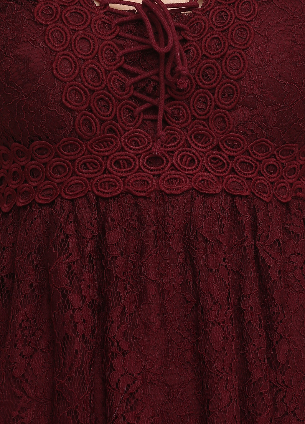 Бордовое кэжуал платье Francesca's фактурное