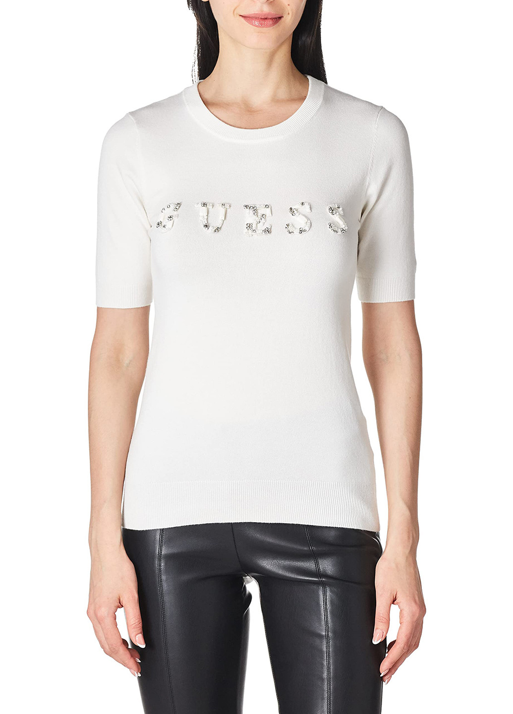 Молочный демисезонный джемпер джемпер Guess