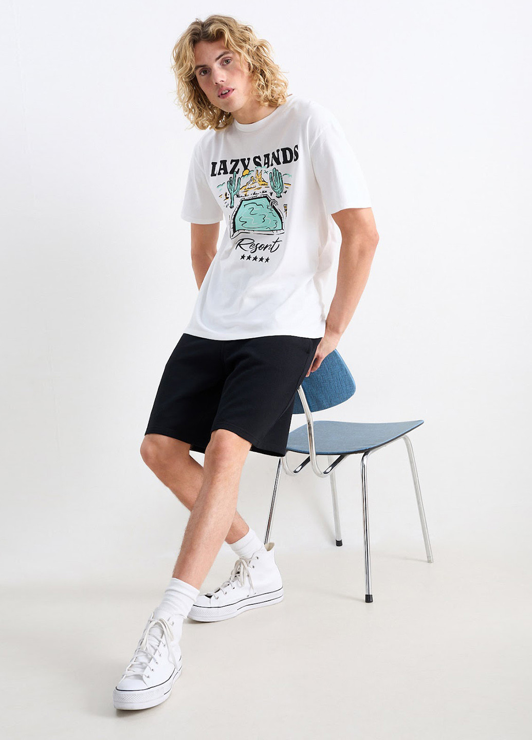 Белая футболка C&A