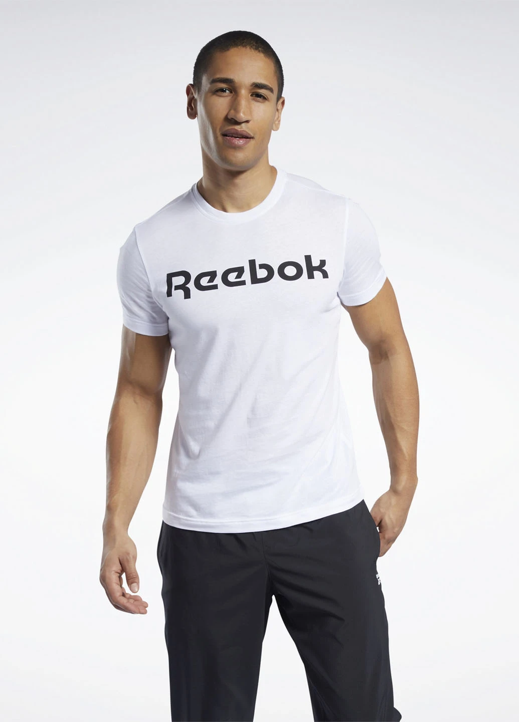 Белая футболка Reebok FP9163