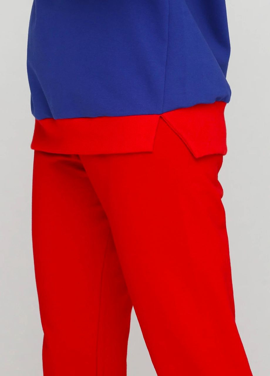 Червона всесезон піжама (світшот, брюки) реглан + брюки Radda