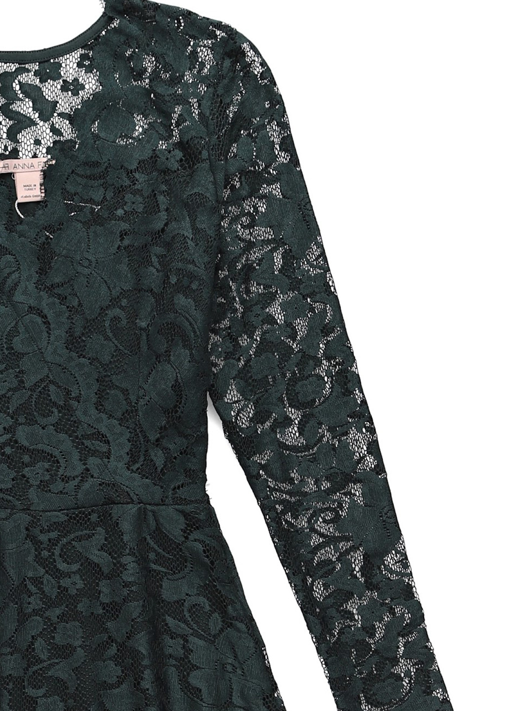 Темно-зеленое кэжуал платье Anna Field однотонное