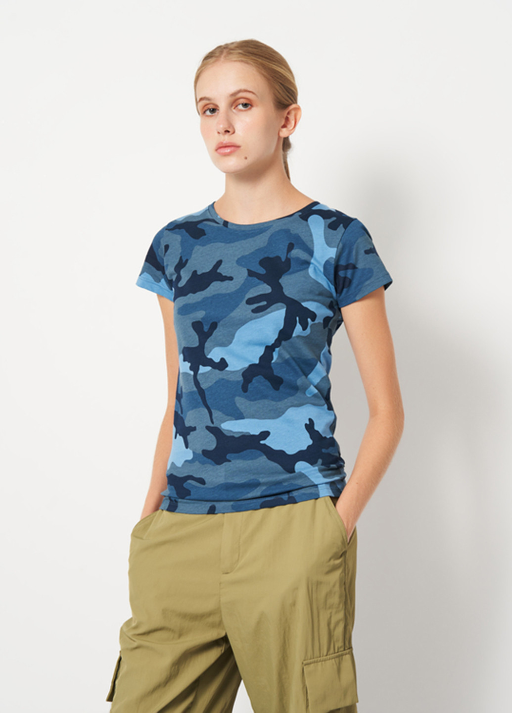 Футболка Sol's Camo Women - (304674839)