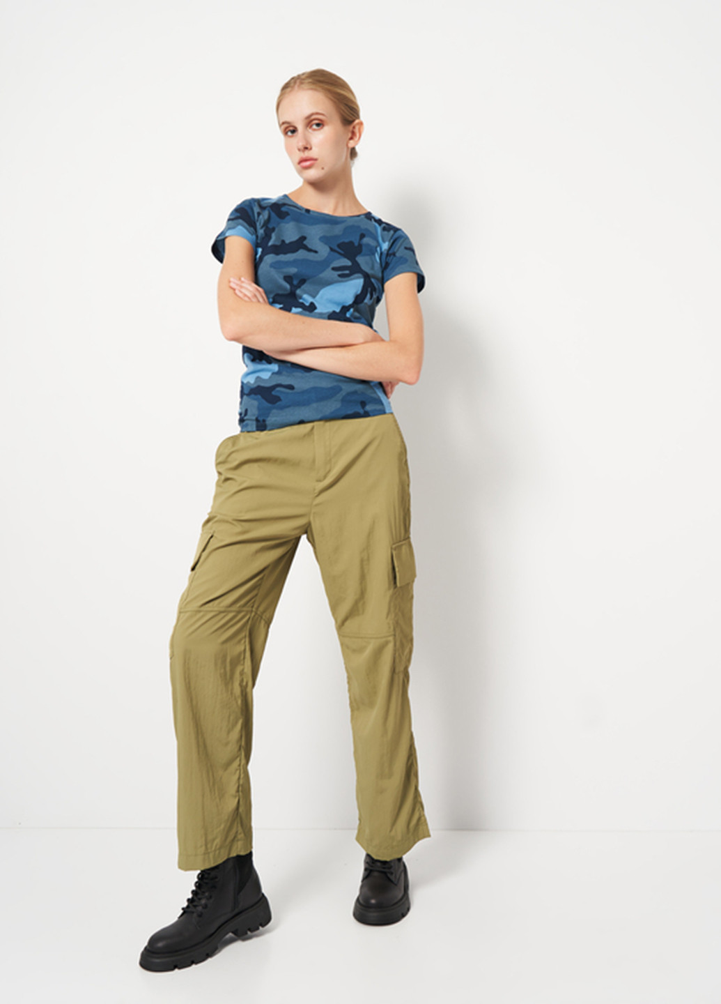 Футболка Sol's Camo Women - (304674839)