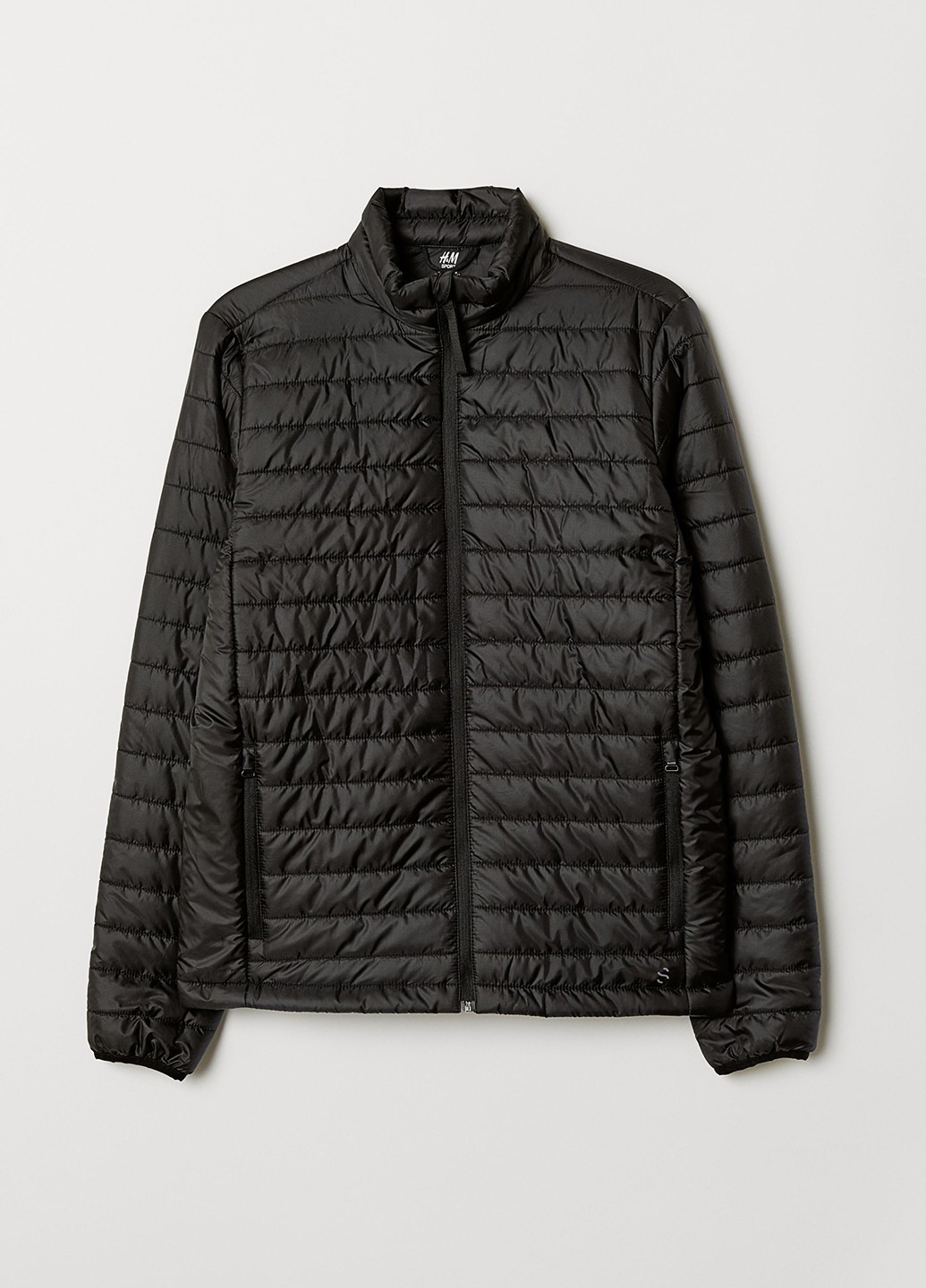 Черная демисезонная куртка H&M