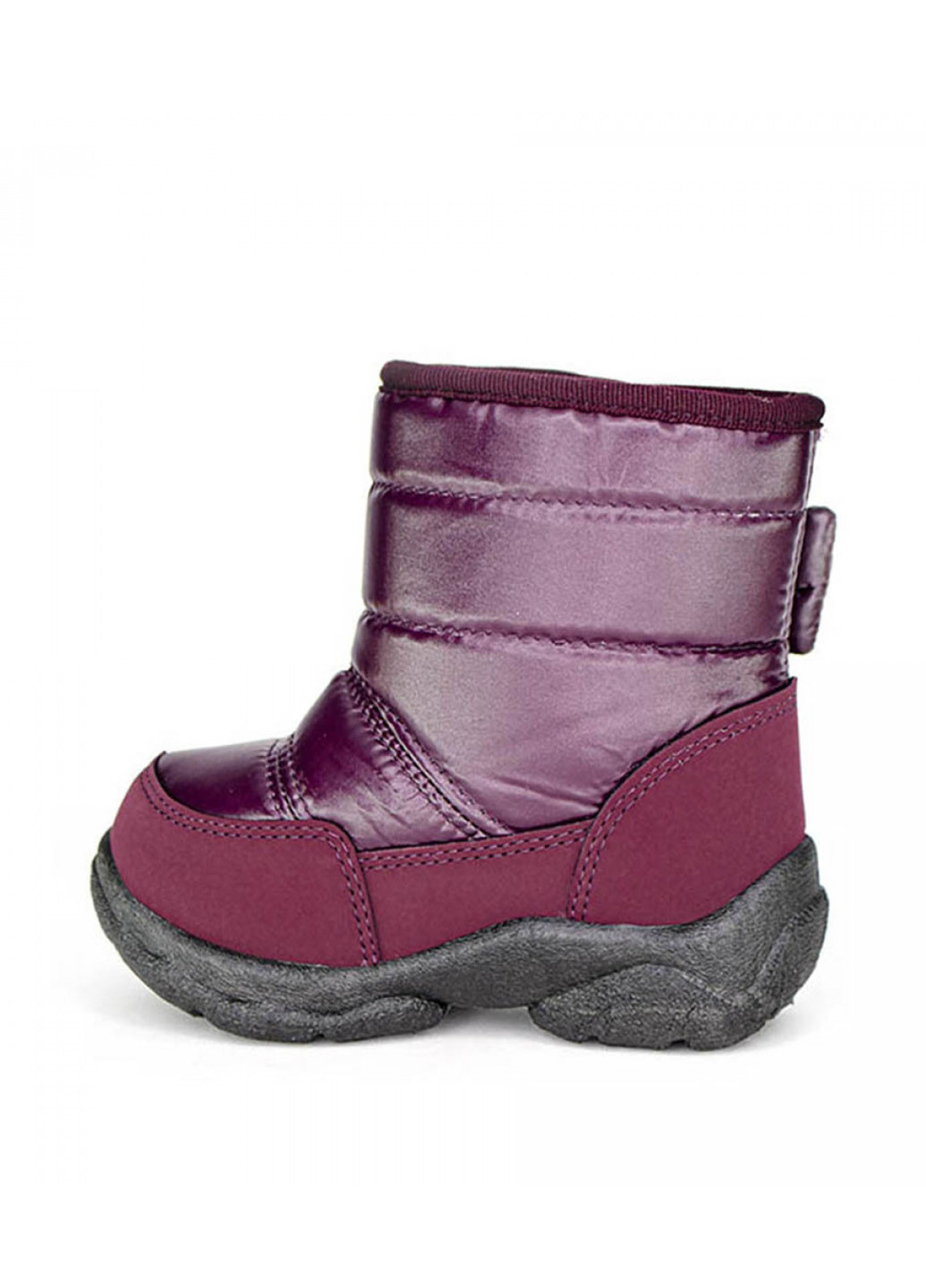 Бордовые дутики детские lila бордо Oldcom на липучке