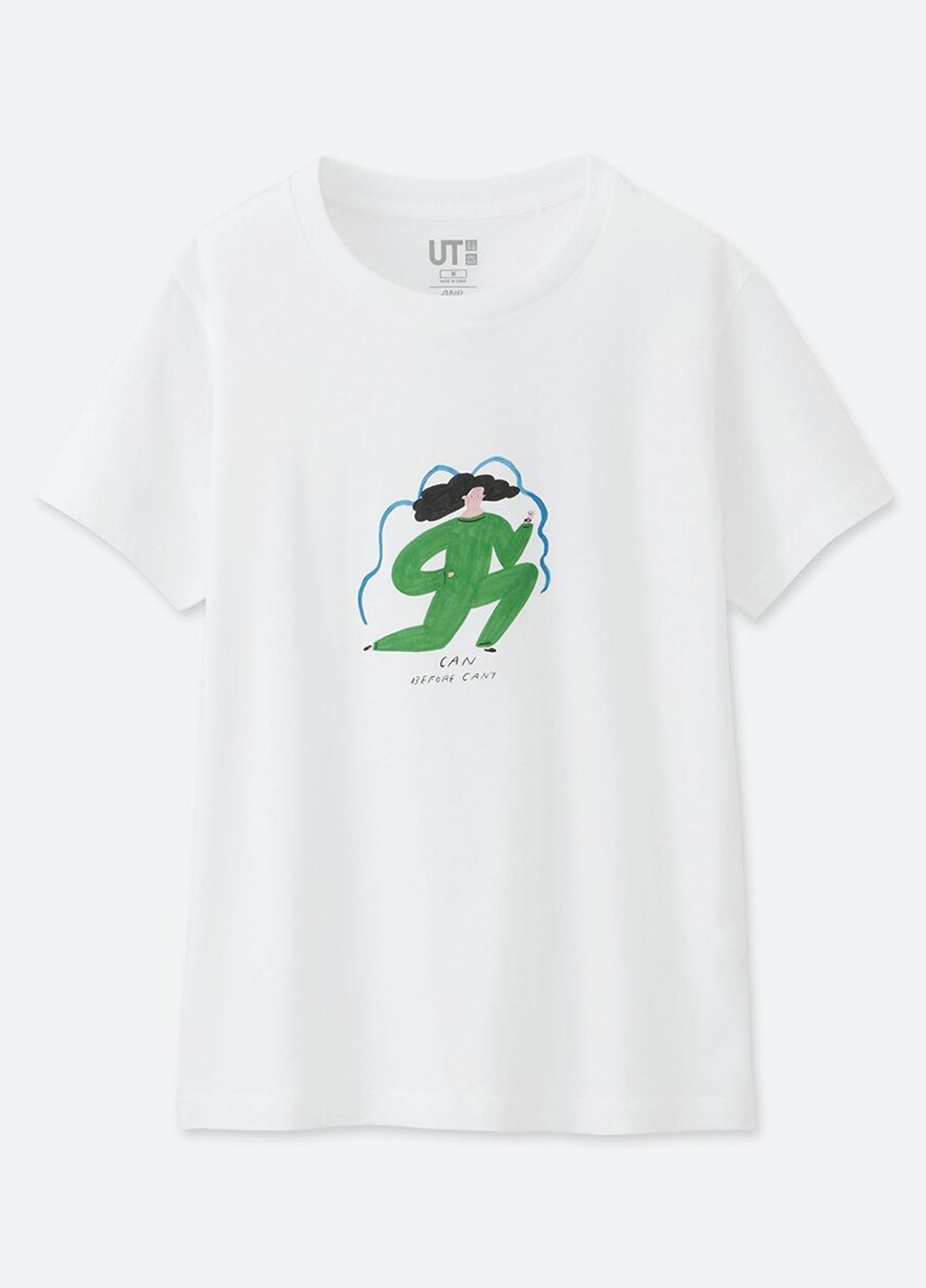 Белая летняя футболка Uniqlo