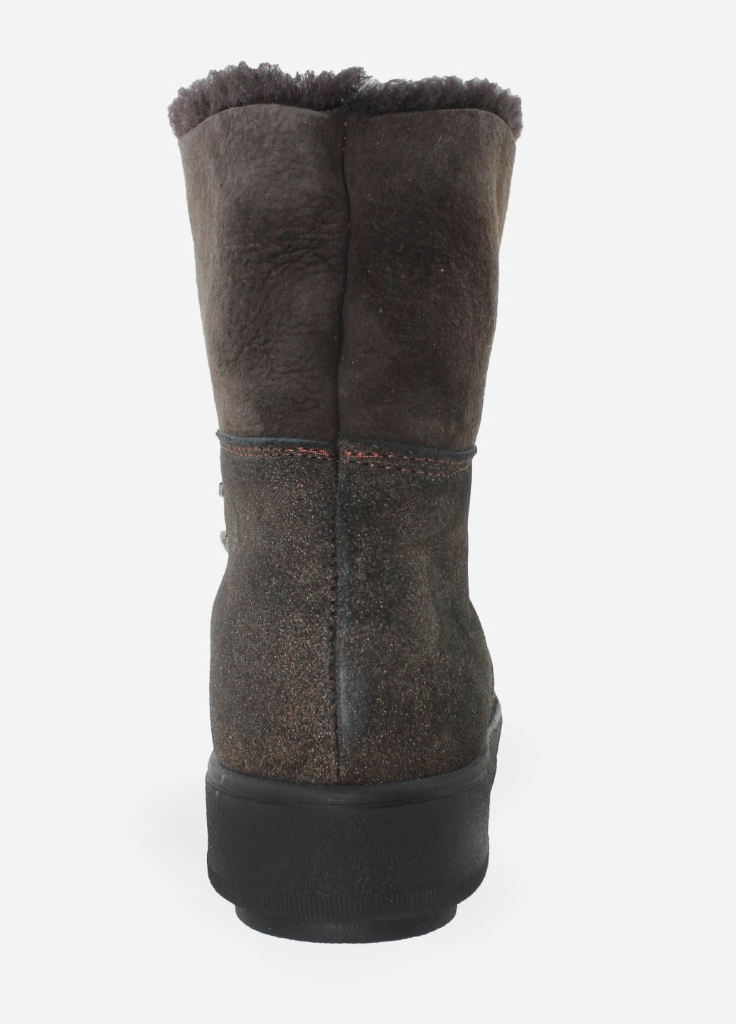 Зимние ботинки rg18-219-11 коричневый Gampr из натуральной замши