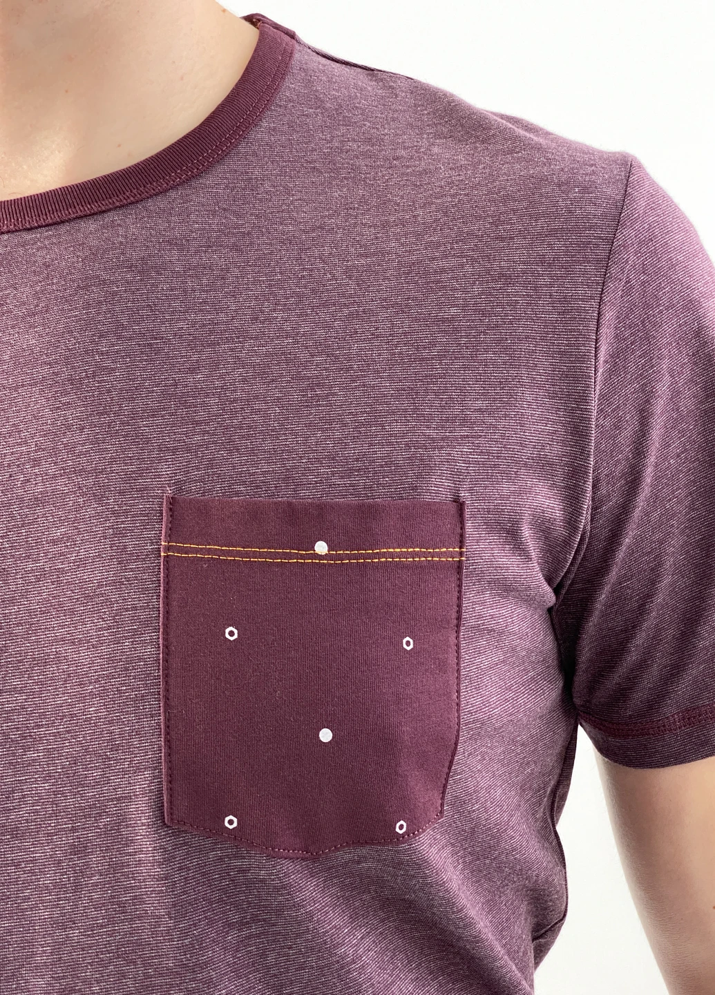 Бордова футболка Core by Jack & Jones