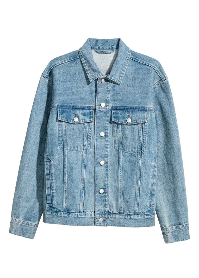 Синяя джинсовая куртка H&M