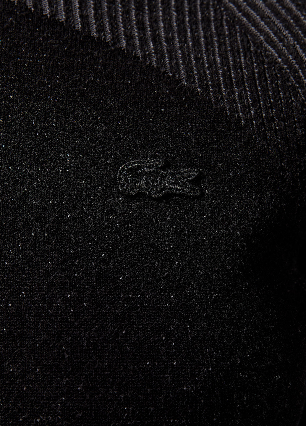 Черное кэжуал платье силуэтная Lacoste однотонное