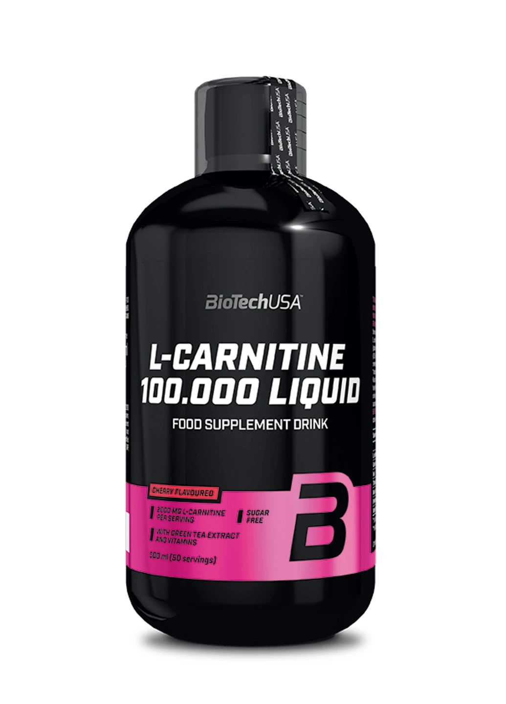 Л-карнітин BioTech L-Carnitine 100 000 (500 мл) біотеч вишня Biotechusa (255363199)