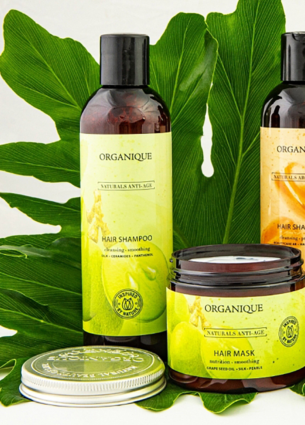 Антивікова маска відновлювальна, проти випадіння волосся Naturals Anti-Age 200мл 323008 Organique (252322400)