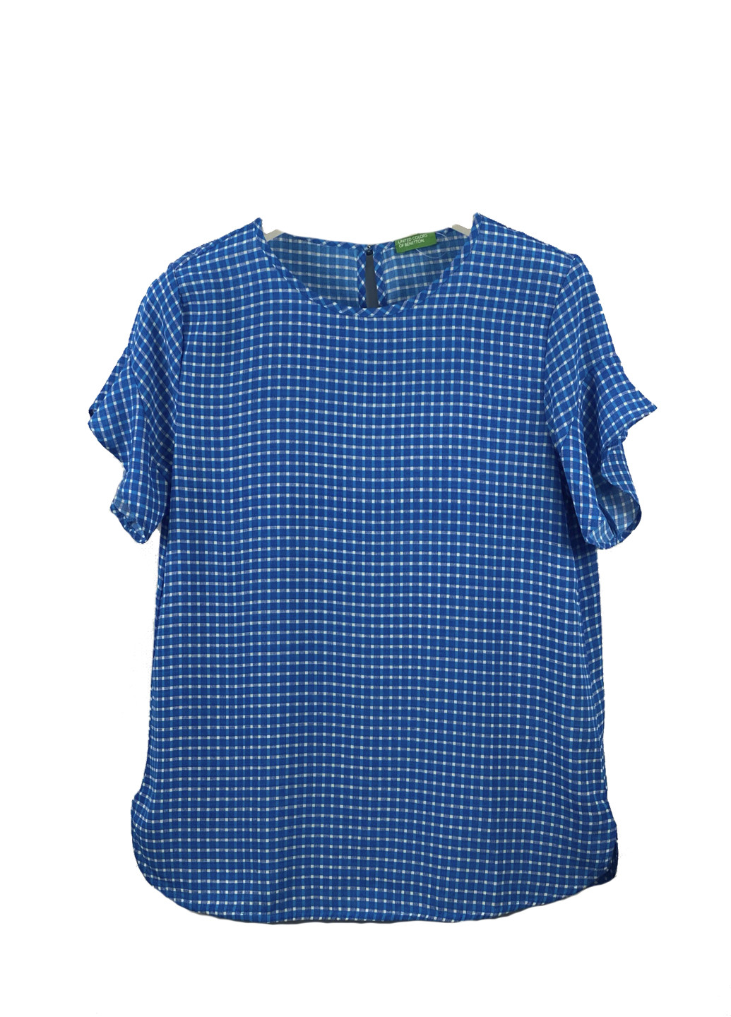 Синяя летняя блуза United Colors of Benetton