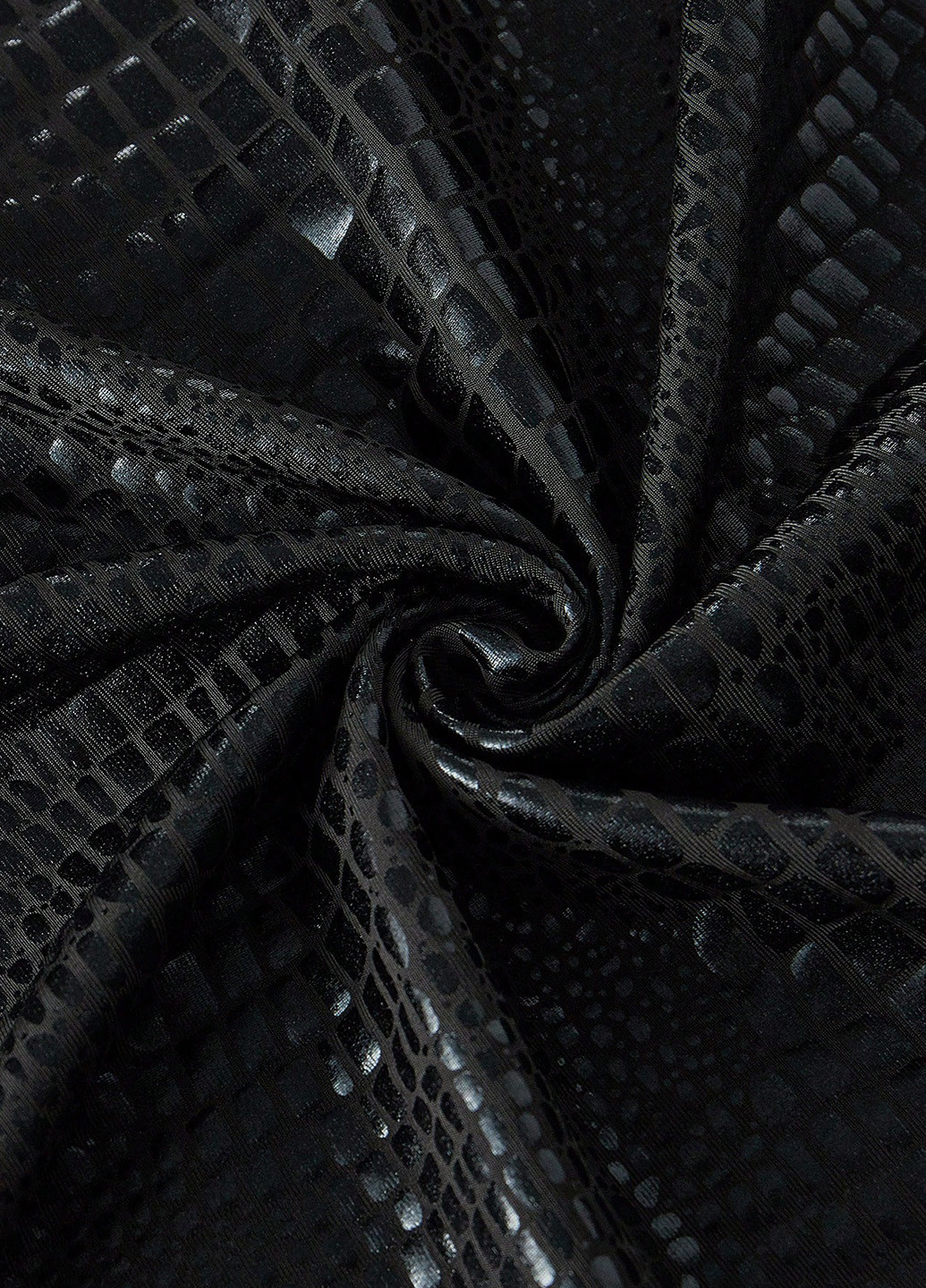 Чорна вечірня сукня силуетна, з відкритими плечима, з відкритою спиною SHEIN з тваринним принтом