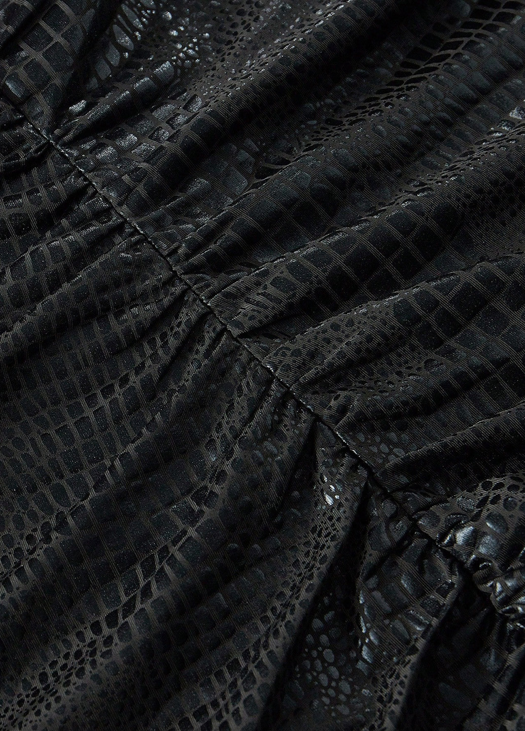 Чорна вечірня сукня силуетна, з відкритими плечима, з відкритою спиною SHEIN з тваринним принтом