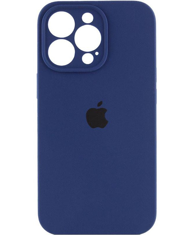 Силиконовый Чехол Накладка Закрытая Камера Silicone Case Full Camera Для iPhone 13 Pro Max Blue No Brand (254091395)