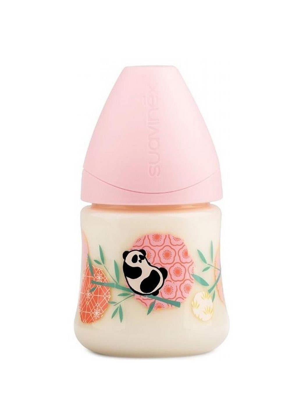 Бутылочка для кормления Истории панды, 150 мл, 0+ розовая Suavinex (252245849)
