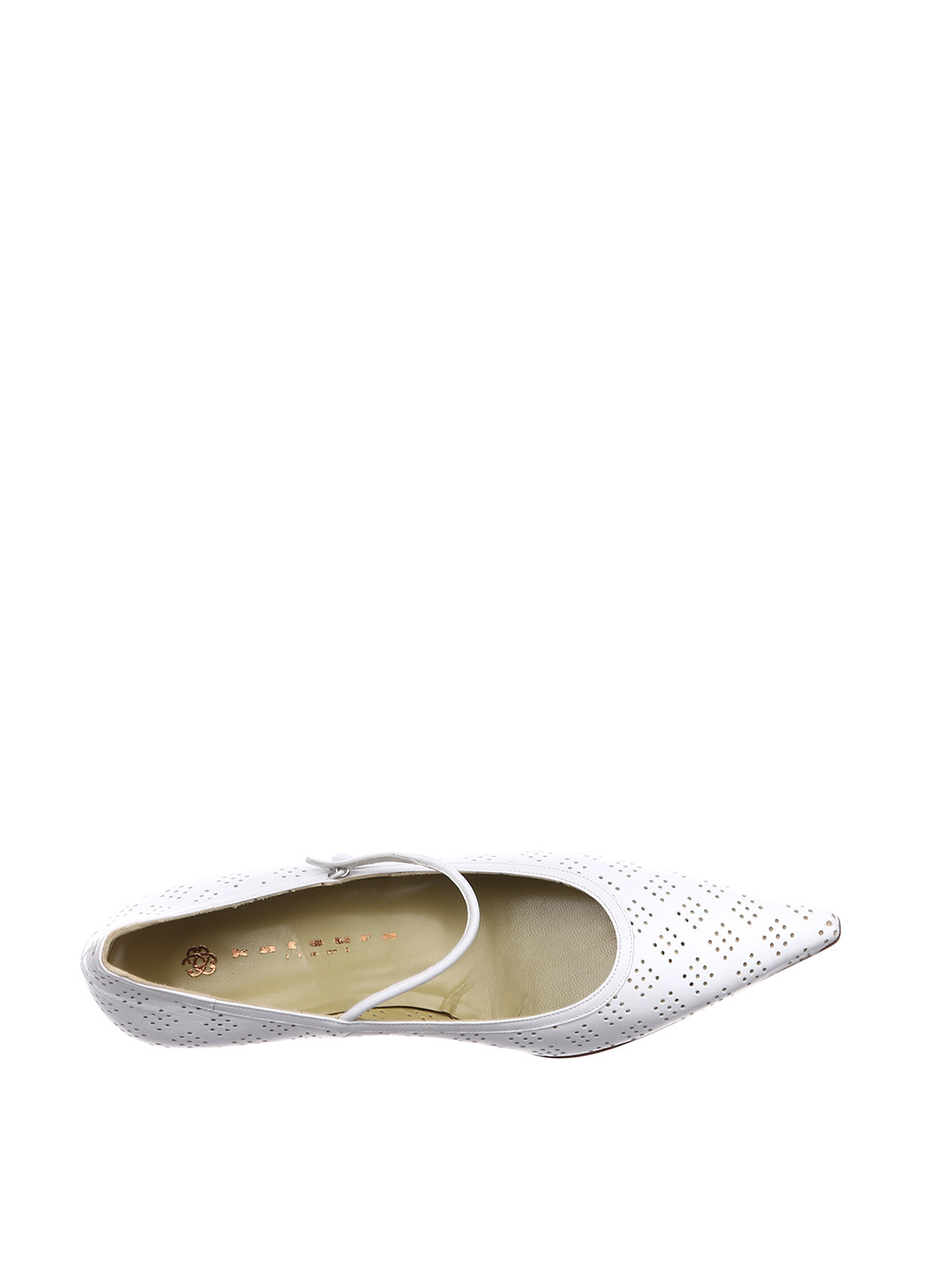 Туфлі Katsura Itami туфлі-човники однотонні білі кежуали