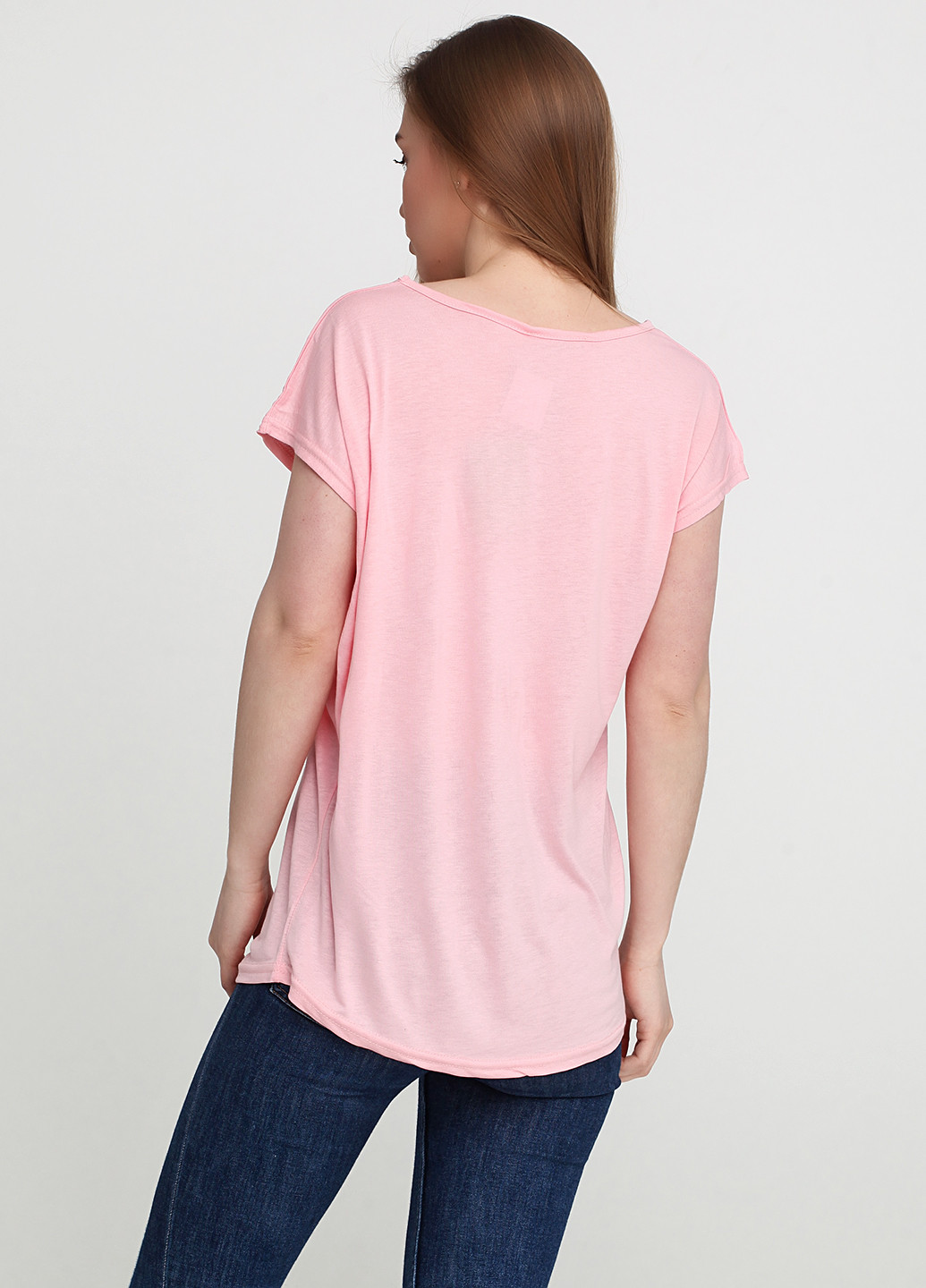 Рожева літня футболка Moda Trend