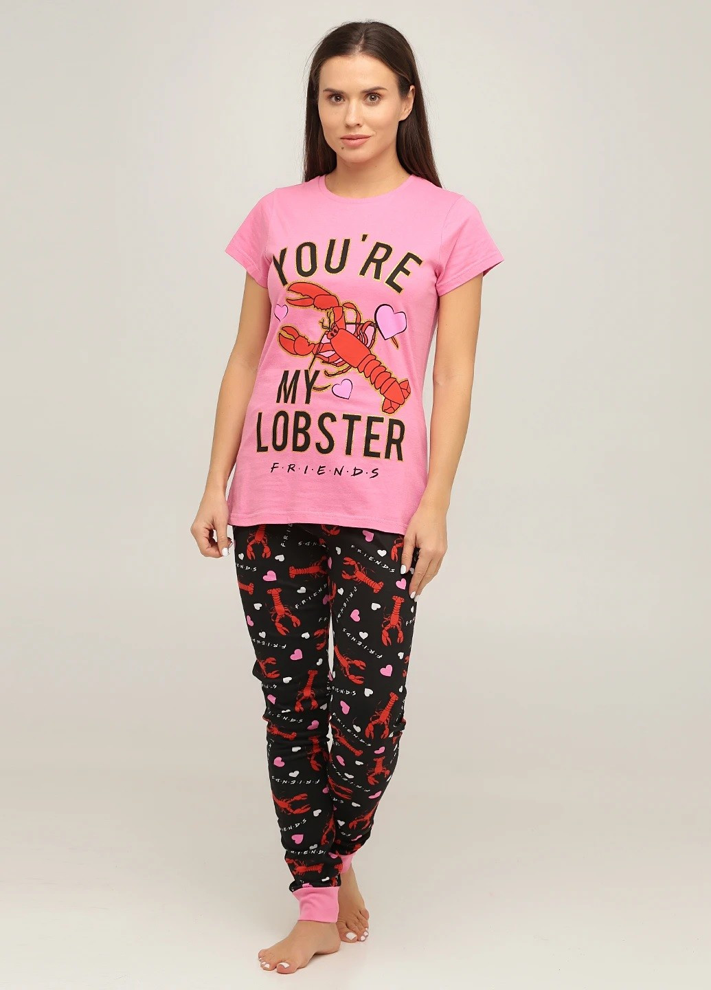 Комбинированная всесезон пижама (футболка, брюки) футболка + брюки Studio