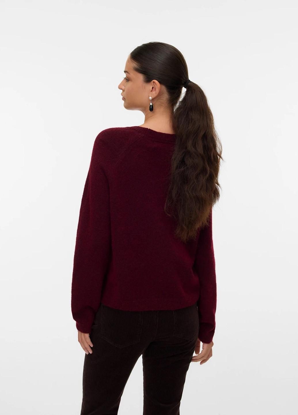 Бордовый демисезонный джемпер джемпер Vero Moda