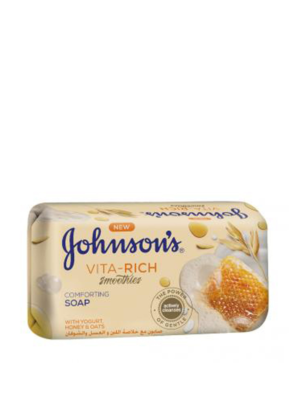 Мило Vita-Rich йогуртовий смузі з медом і вівсом, 125 г Johnson & Johnson (151219798)
