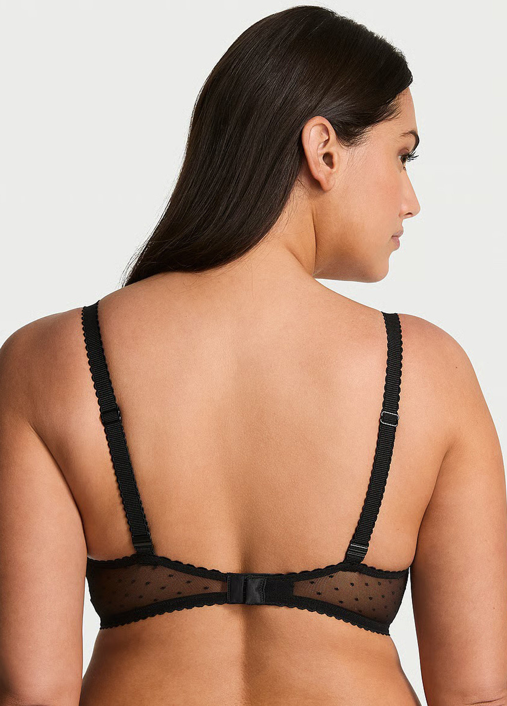 Чорний бюстгальтер Victoria's Secret з кісточками поліестер