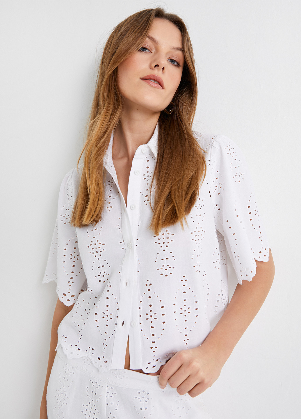 Белая рубашка KOTON