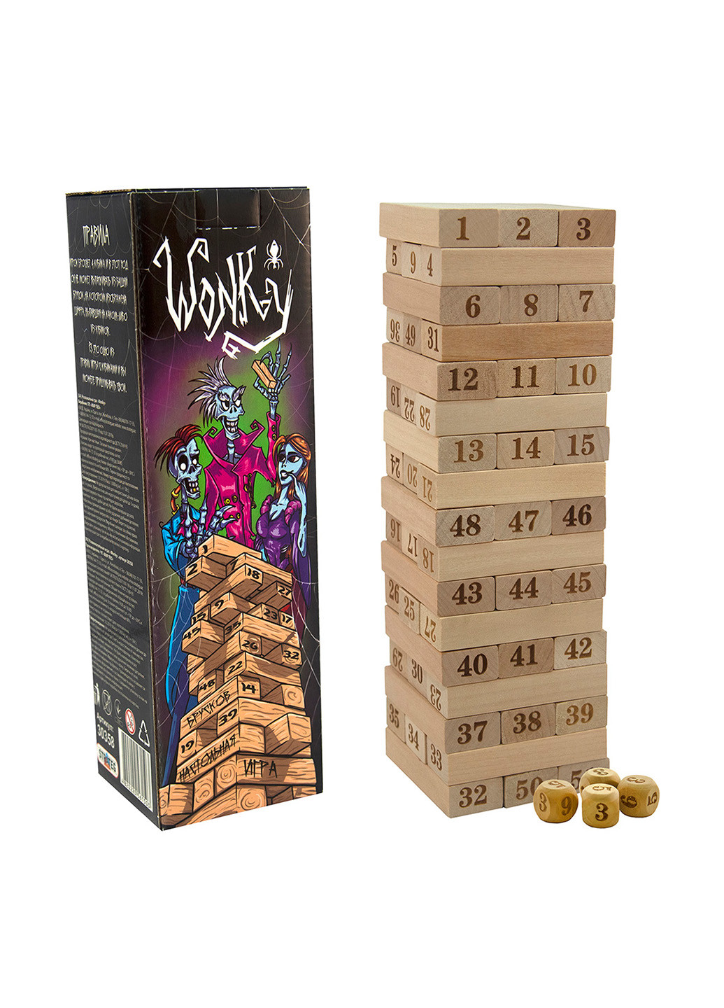 Настільна гра Wonky, 28х8, 2х8, 2 см Strateg (251419454)