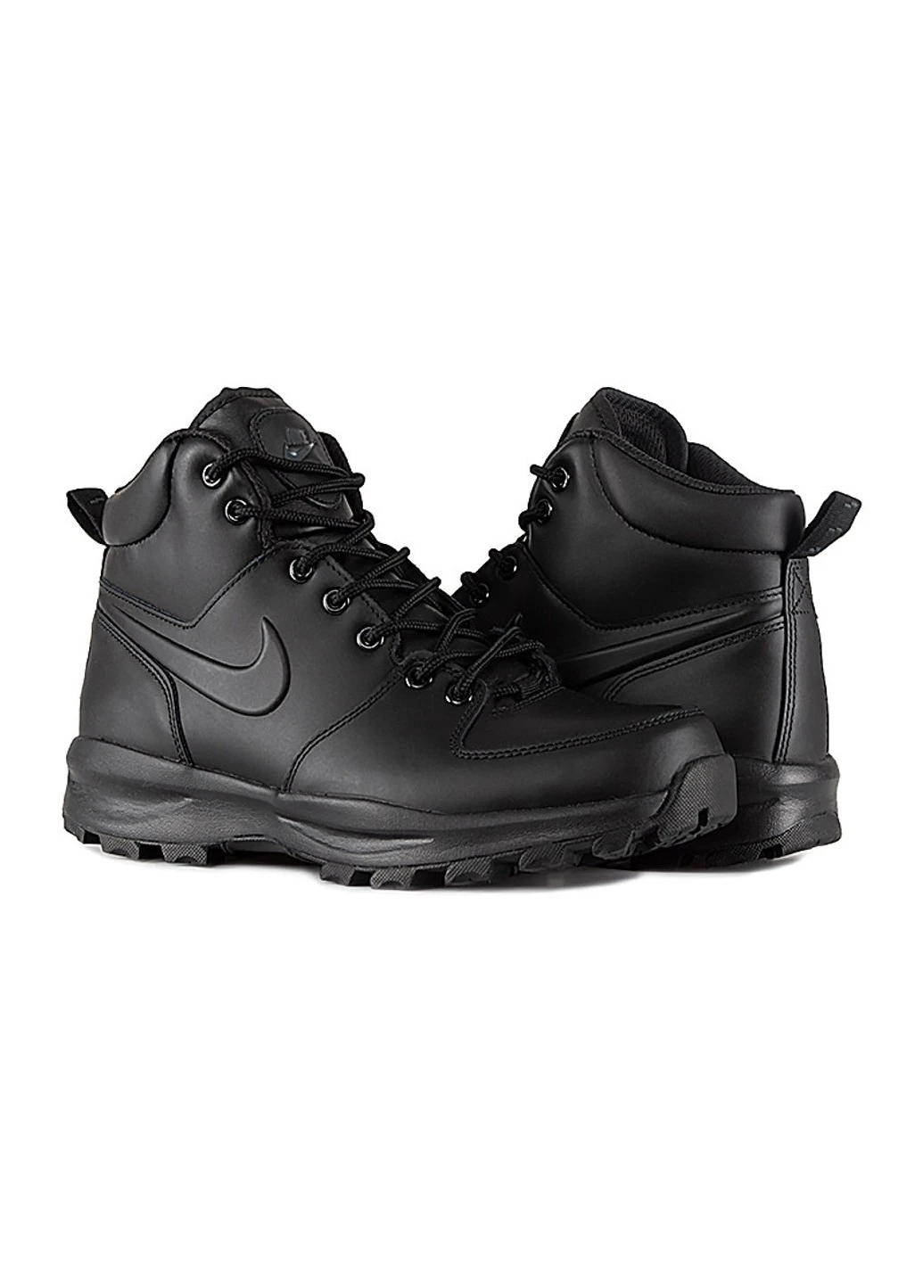 Чорні кросівки manoa leather демісезон Nike