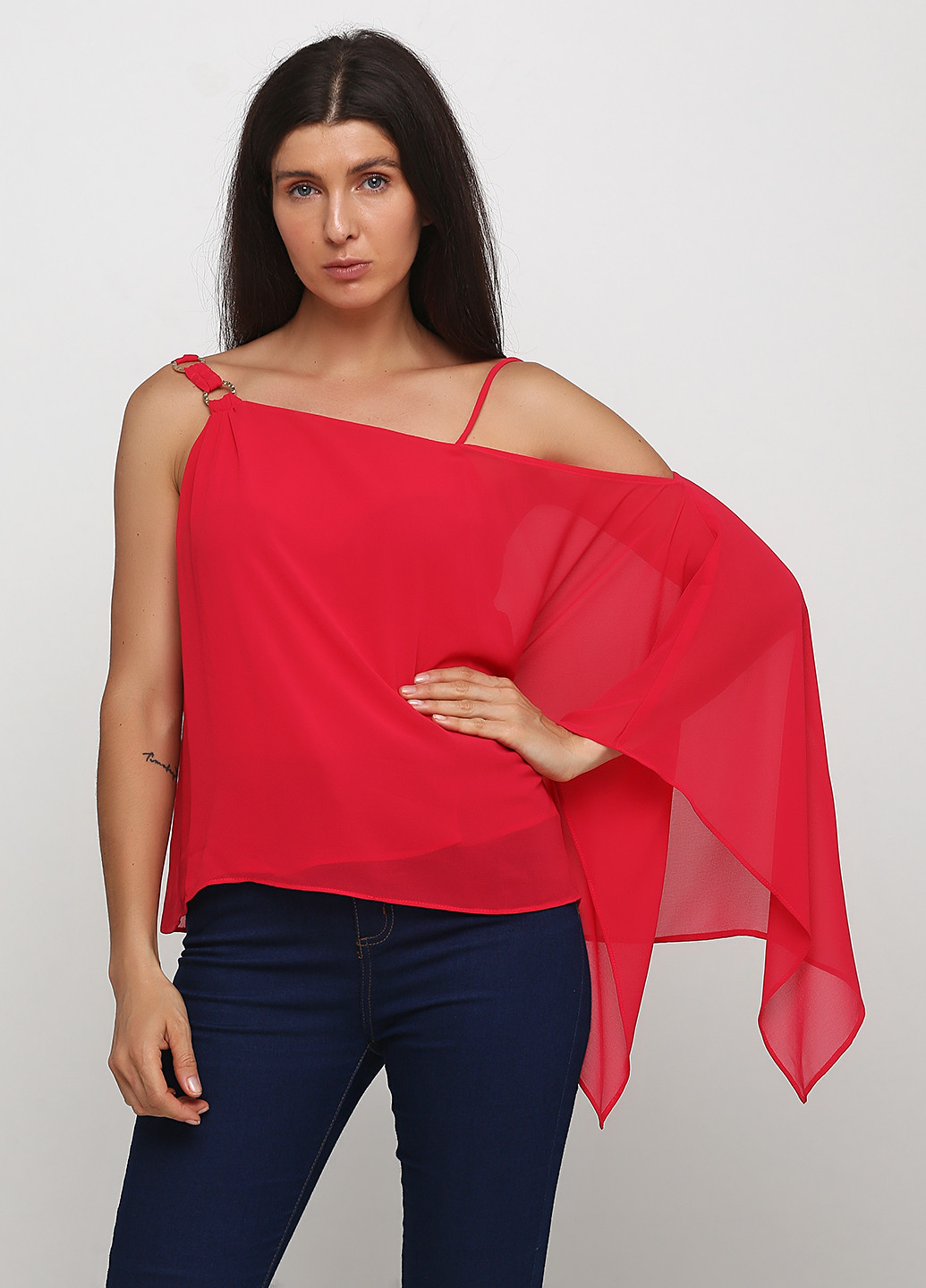 Красная летняя блуза Guess by Marciano