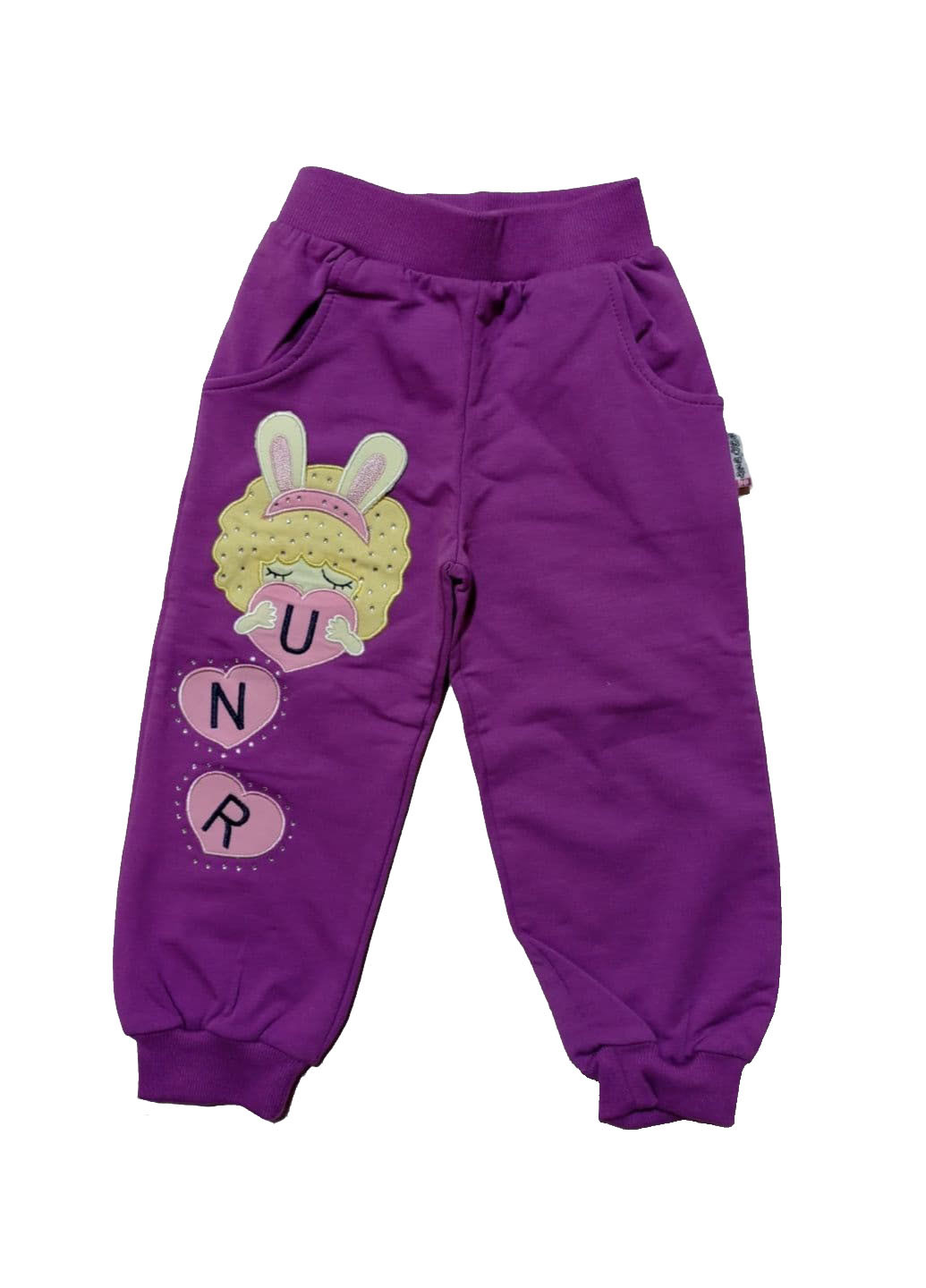 Фиолетовые спортивные зимние брюки Unruly